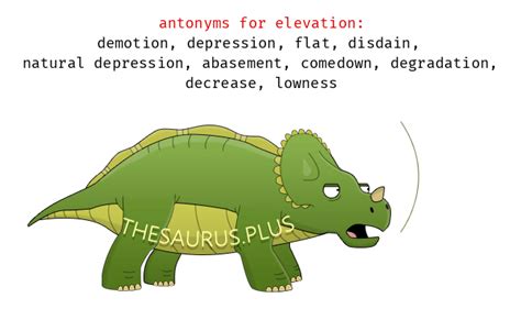 antonyms of elevation|opposite of elevation words.